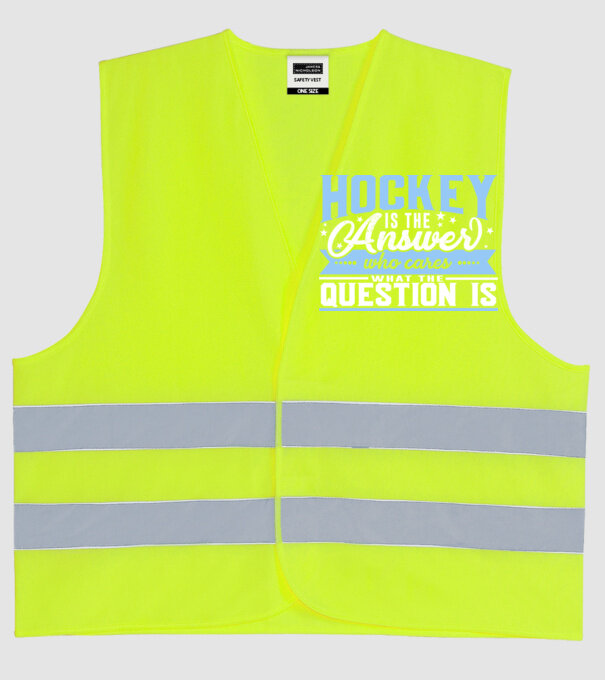 Sport is the answer HOCHEIST model galben neon pe tricou