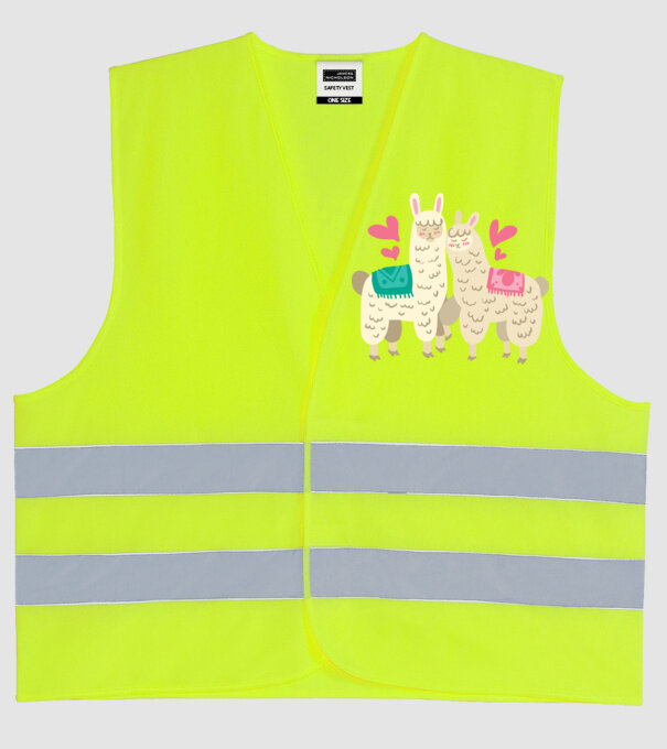 LAME ÎNDRĂGOSTITE model galben neon pe tricou