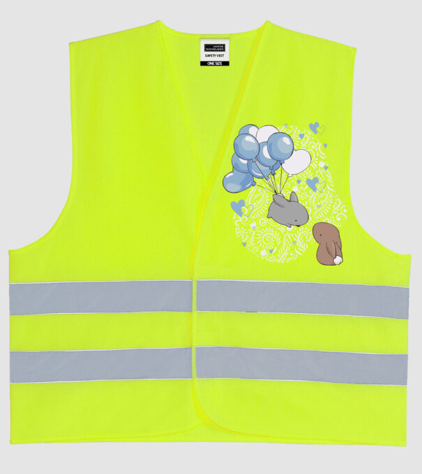 Tu ești melodia inimii mele iepurași model galben neon pe tricou