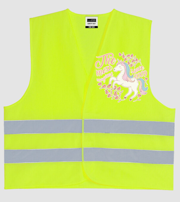 The most magical unicorn 1979 model galben neon pe tricou