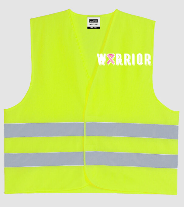 Warrior model galben neon pe tricou