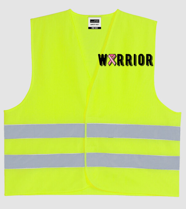 Warrior model galben neon pe tricou