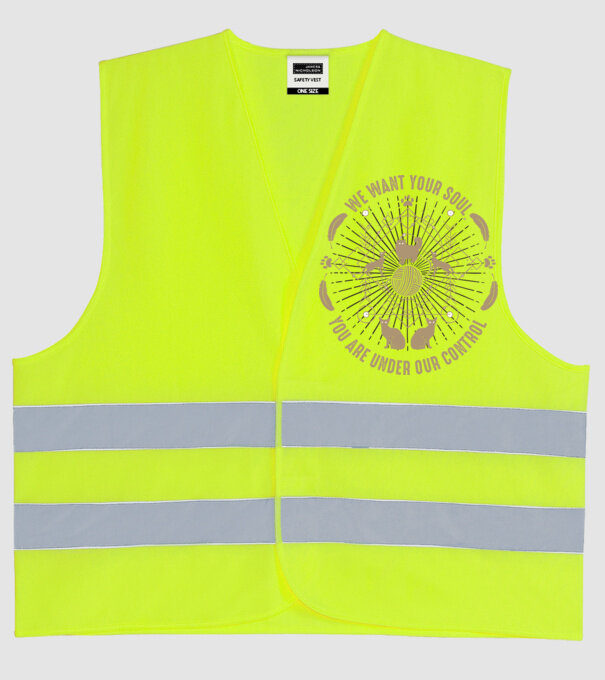 We want your soul model galben neon pe tricou