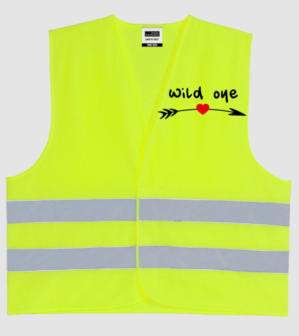 Wild one arrow model galben neon pe tricou