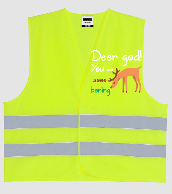 You = boring model galben neon pe tricou