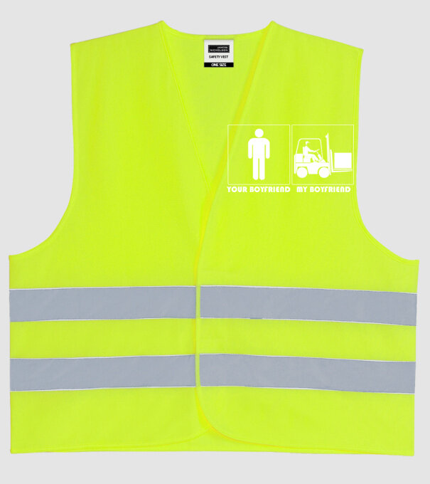 Your BYFRND MBYFRND model galben neon pe tricou