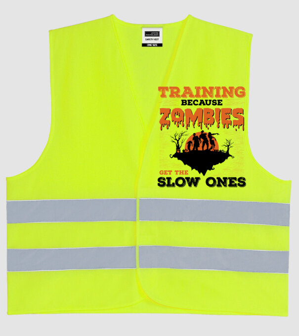 Zombies get the slow ones model galben neon pe tricou