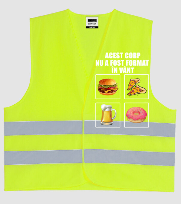 acest corp nu a fost format în vânt model galben neon pe tricou