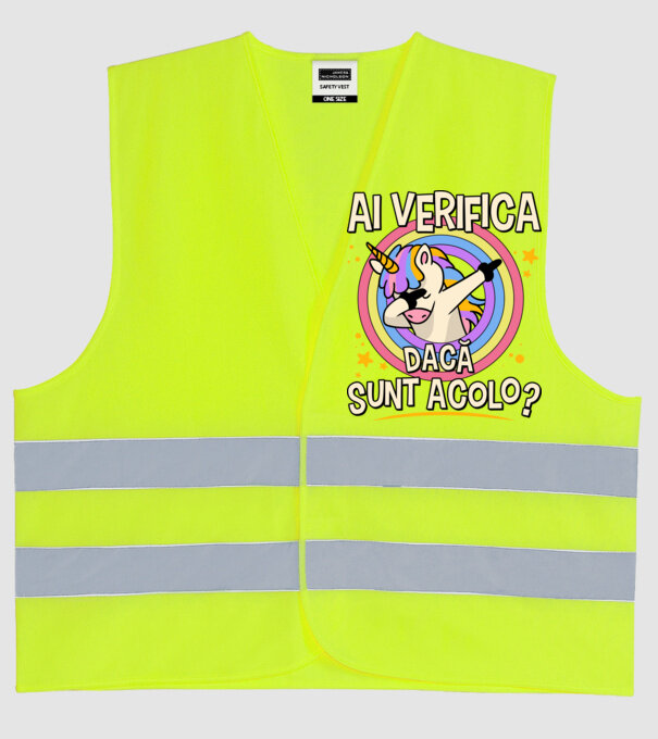 Ai verifica dacă sunt acolo? model galben neon pe tricou