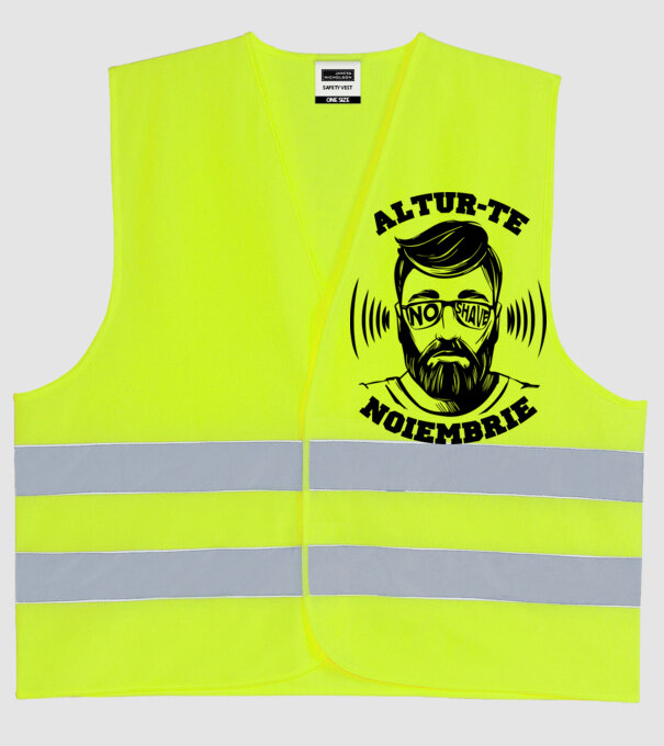 alătură-te - noiembrie model galben neon pe tricou