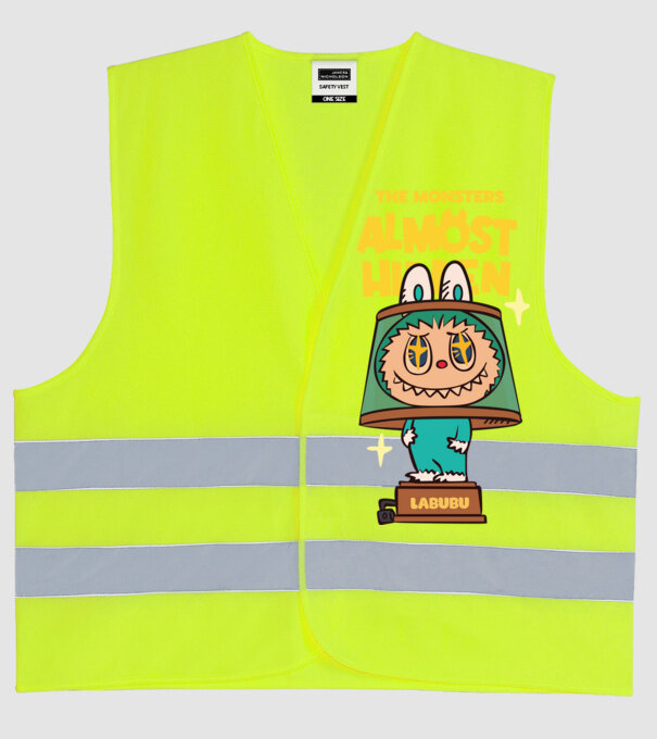 Almost Hidden model galben neon pe tricou