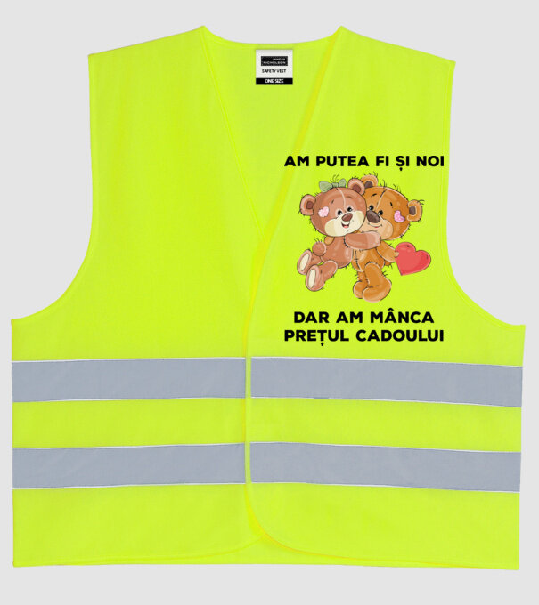 Am putea fi și noi, dar am mânca prețul cadoului model galben neon pe tricou