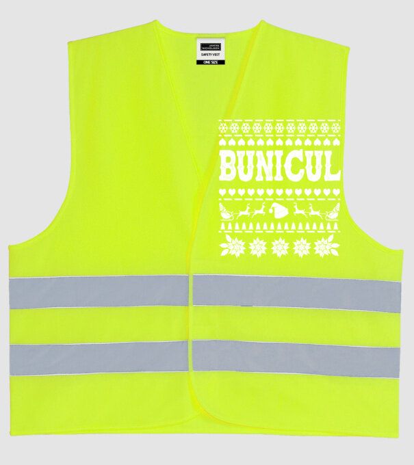 Bunicul model galben neon pe tricou
