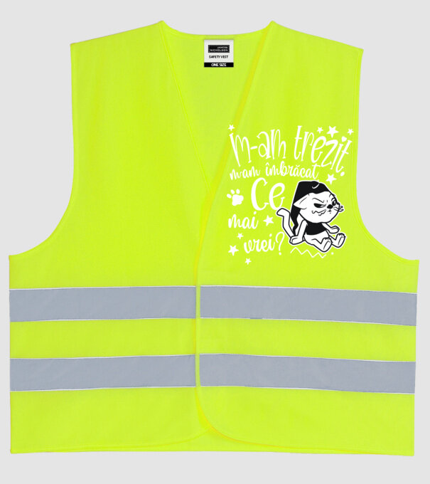Ce mai vrei? model galben neon pe tricou