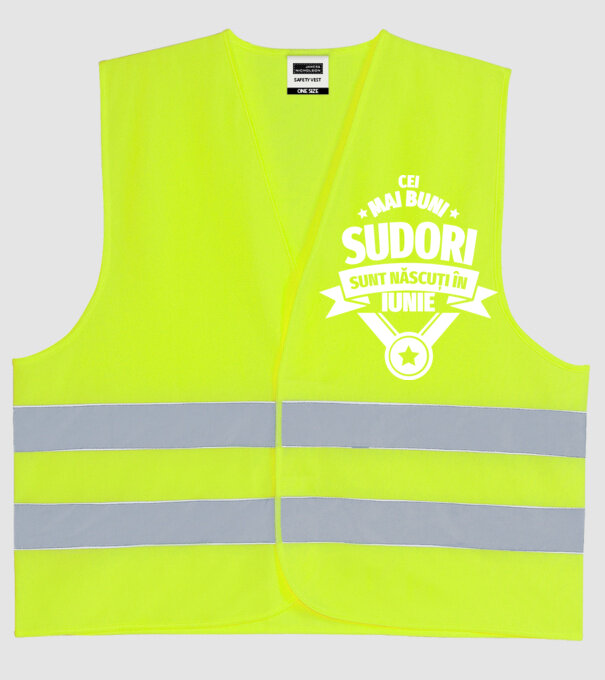 Cei mai buni sudori sunt născuți în Iunie model galben neon pe tricou
