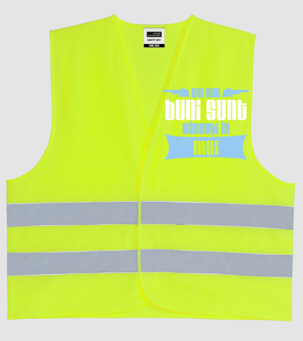 Cei mai buni sunt născuți în mai model galben neon pe tricou
