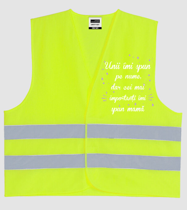 Unii îmi spun pe nume, dar cei mai importanți îmi spun mamă model galben neon pe tricou
