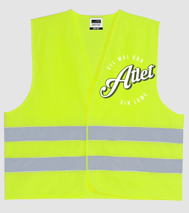 Cel mai bun Atlet din lume model galben neon pe tricou