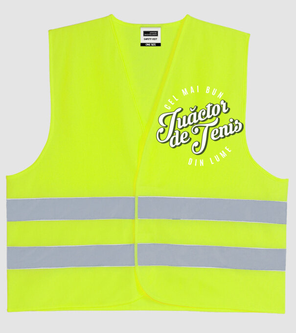 Cel mai bun Juăctor de tenis din lume model galben neon pe tricou