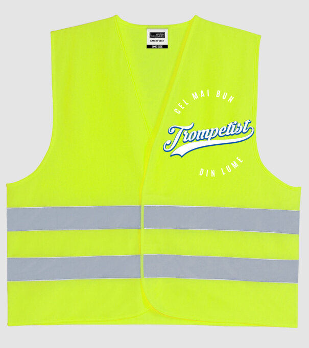 Cel mai bun trompetist din lume model galben neon pe tricou