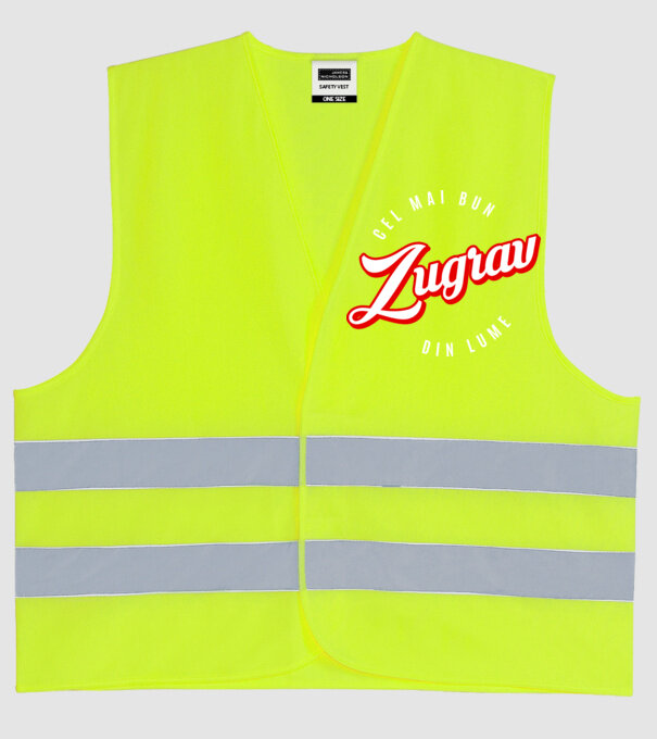 Cel mai bun ZUGRAV din lume model galben neon pe tricou