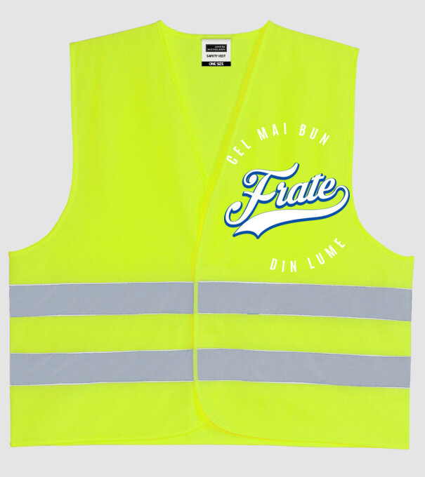 Cel mai bun FRATE din lume / Cea mai bună SORĂ din lume model galben neon pe tricou