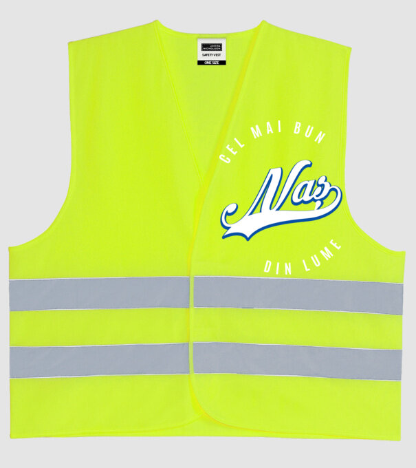 Cel mai bun NAȘ din lume model galben neon pe tricou