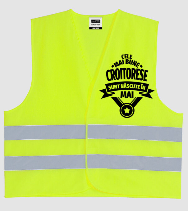 Cele mai bune croitorese sunt născute în mai model galben neon pe tricou