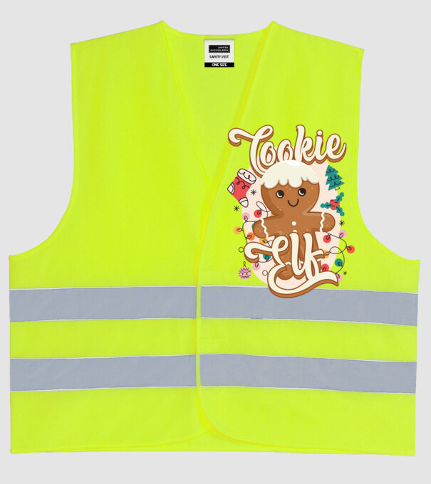 Cookie elf model galben neon pe tricou