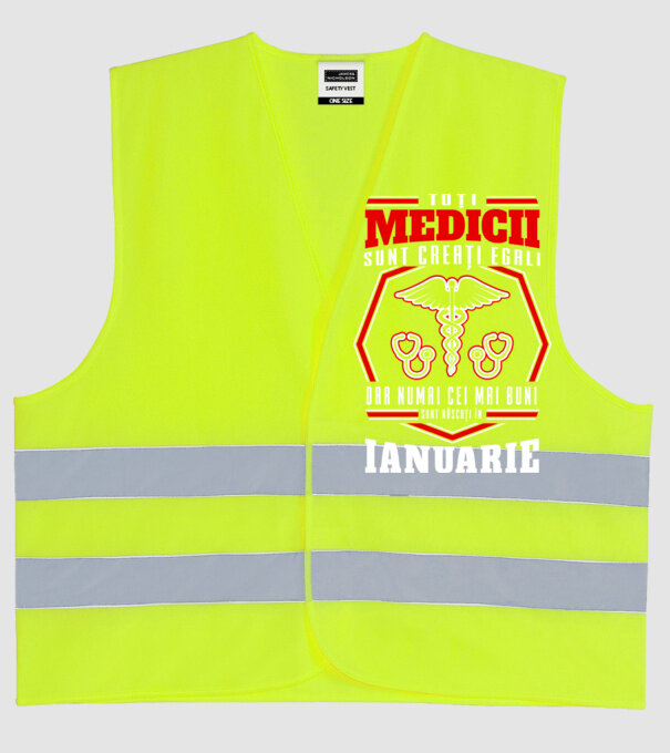 Toți Medicii sunt Creati egali ianuarie model galben neon pe tricou