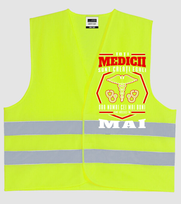 Toți Medicii sunt Creati egali mai model galben neon pe tricou