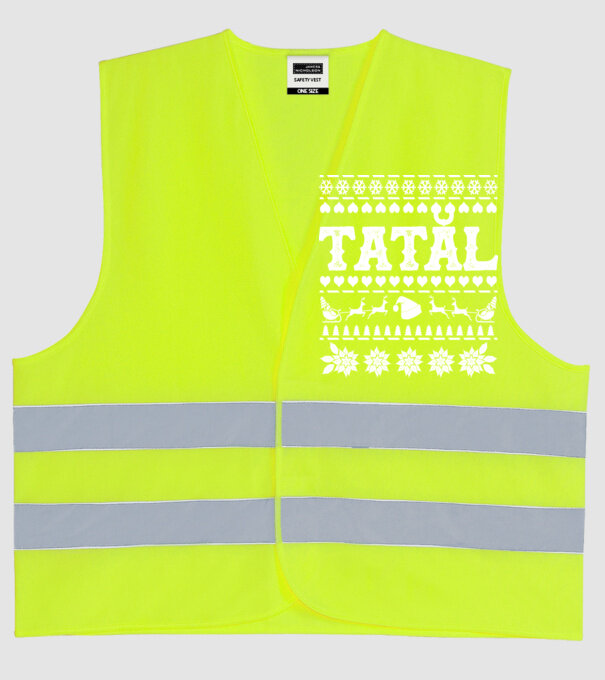 Tatăl model galben neon pe tricou