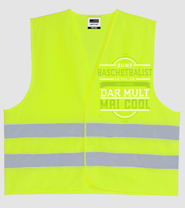 sunt baschetbalist, la fel ca toți ceilalți, dar mult mai cool model galben neon pe tricou