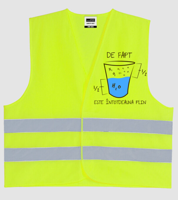 de fapt, este întotdeauna plin model galben neon pe tricou