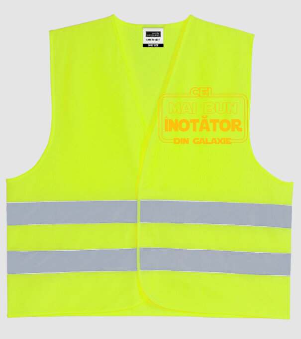 Cel mai bun înotător din în galaxie model galben neon pe tricou