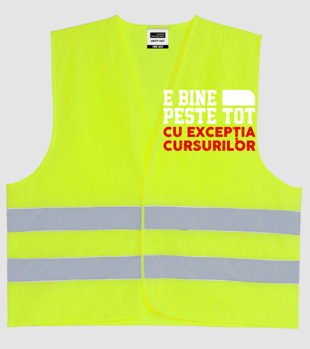 e bine peste tot, cu excepția cursurilor D1104825 model galben neon pe tricou