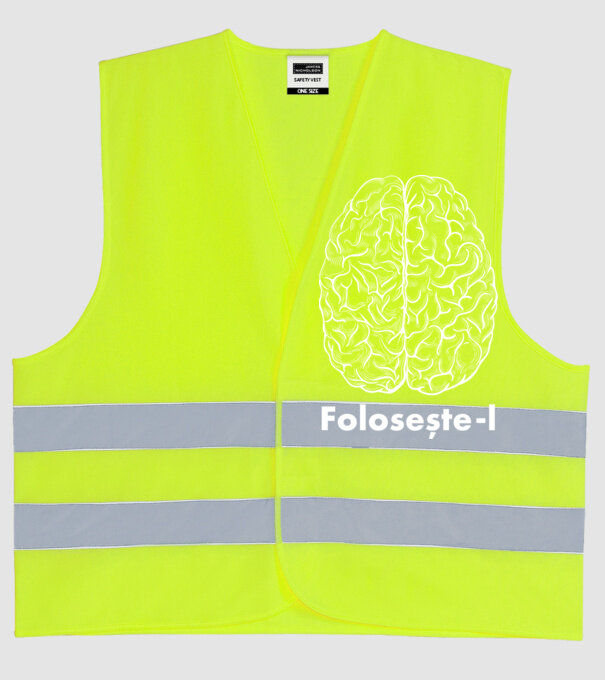 Folosește-l model galben neon pe tricou