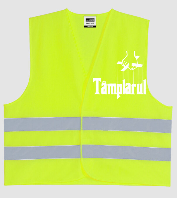 Tâmplarul model galben neon pe tricou