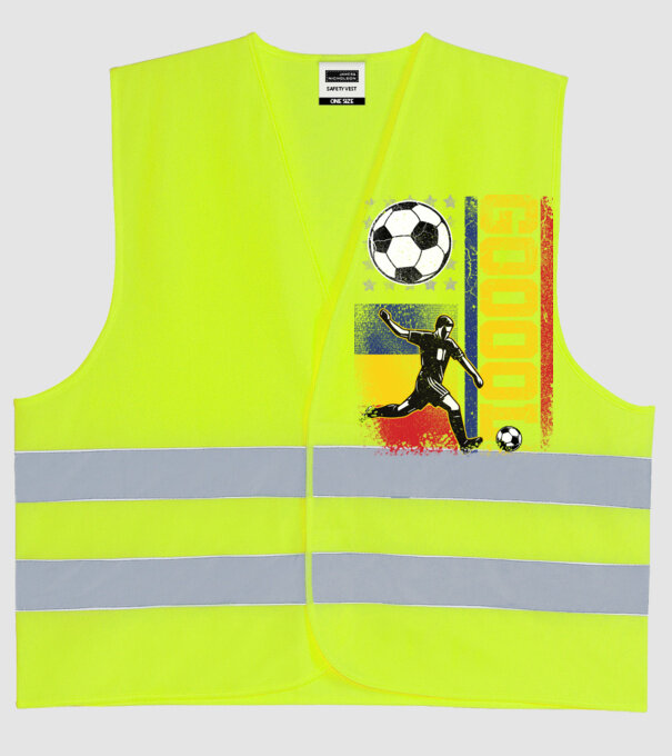 GOOOL model galben neon pe tricou