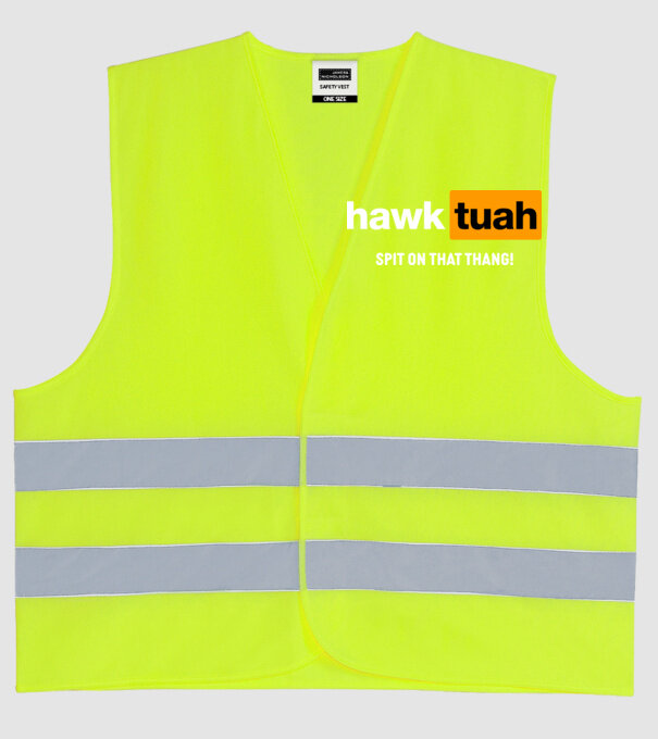 hawk tuah pornhub mix model galben neon pe tricou