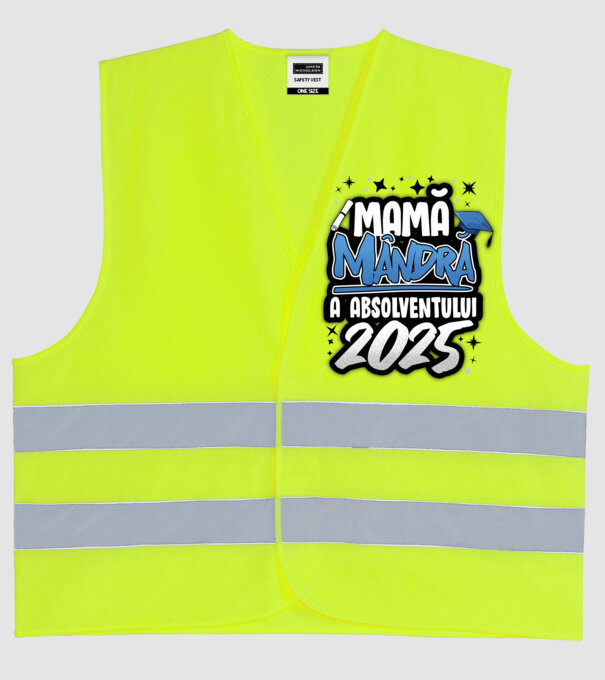 Mamă Mândră a absolventului model galben neon pe tricou