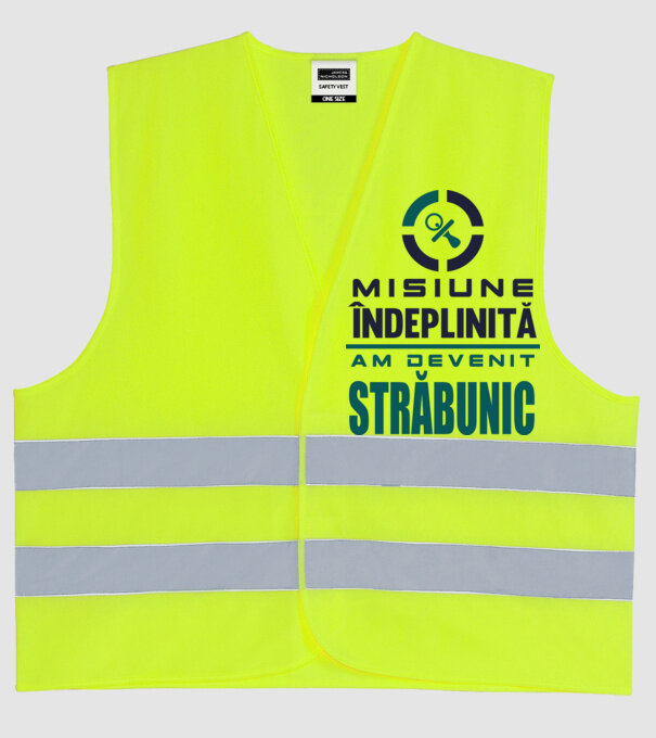 misiune îndeplinită - am devenit străbunic model galben neon pe tricou