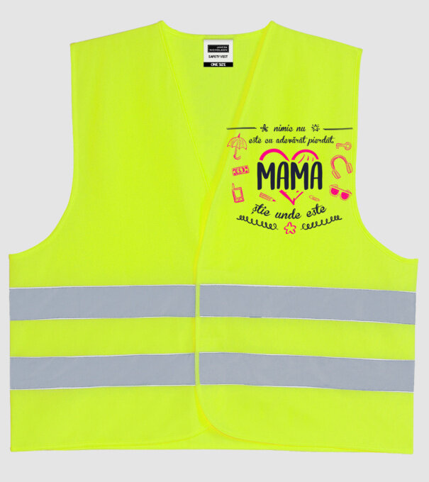nimic nu este cu adevărat pierdut, mama știe unde este model galben neon pe tricou