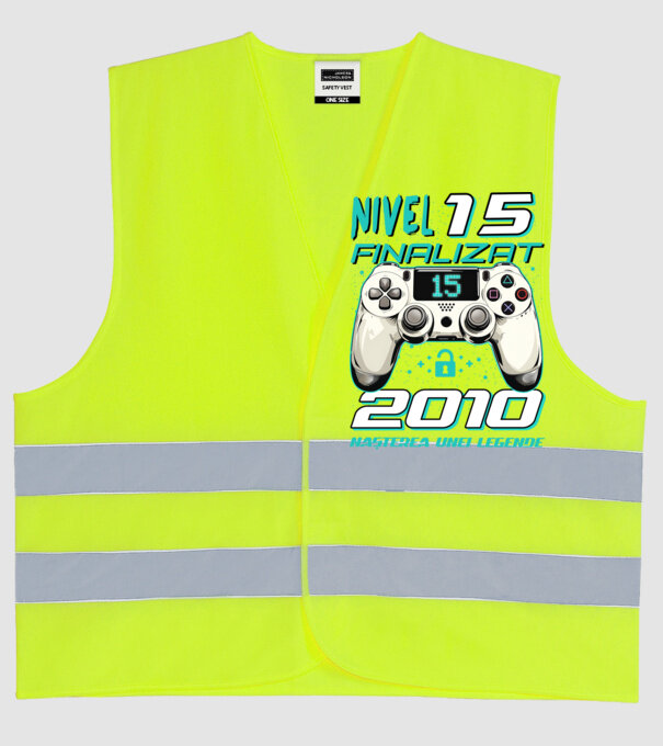 Nivel finalizat 15 2010 model galben neon pe tricou