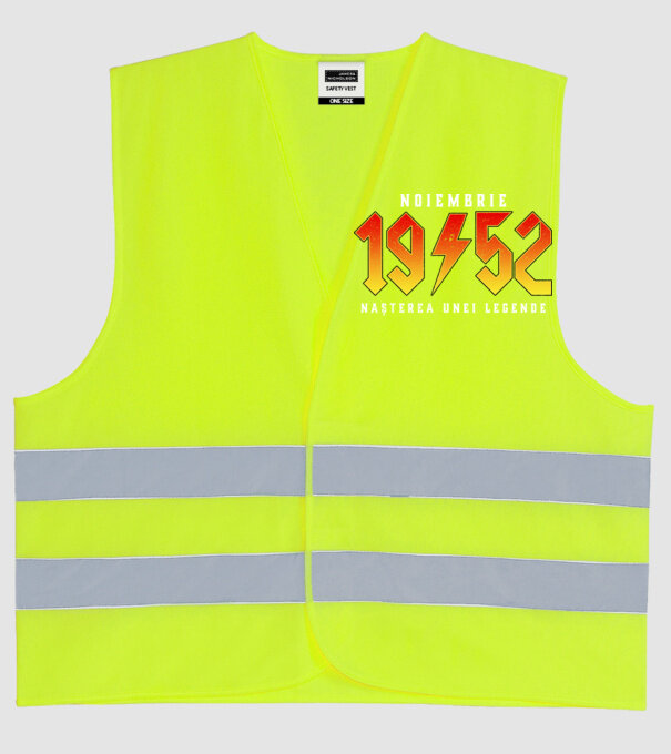 Noiembrie - 1952 - nașterea unei legende model galben neon pe tricou