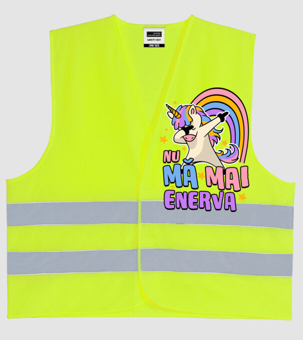 Nu mă mai enerva model galben neon pe tricou