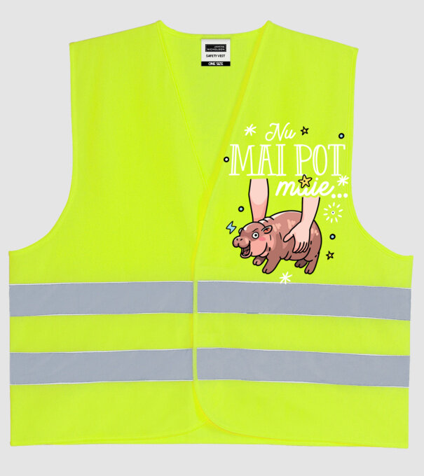 Nu mai pot muie... model galben neon pe tricou