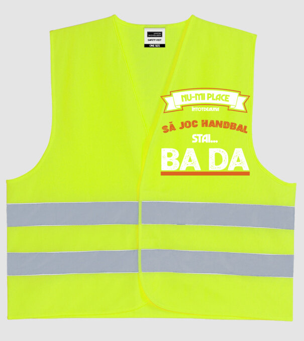 nu-mi place întotdeauna să joc handbal, stai un pic, ba da model galben neon pe tricou
