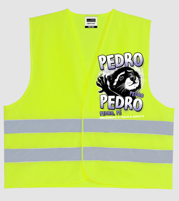 PEDRO PEDRO PEDRO model galben neon pe tricou