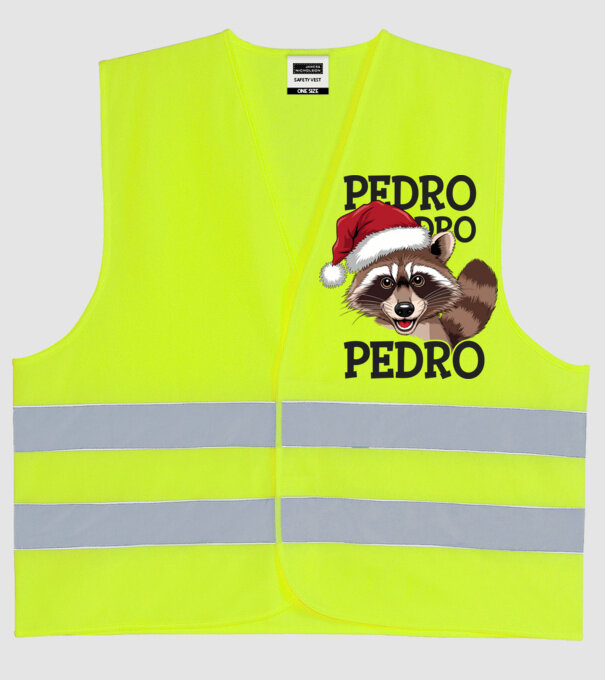 Pedro pedro xmas model galben neon pe tricou